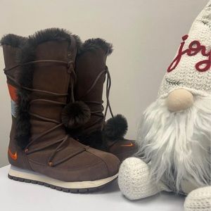 New Nike brown suede boots. No box 8 1/2 women’s
